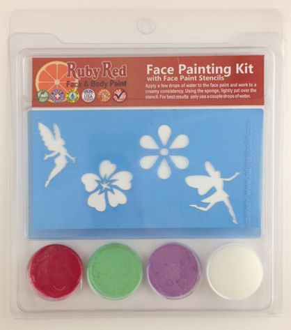 Face Painting Kit with Face Paint Stencils