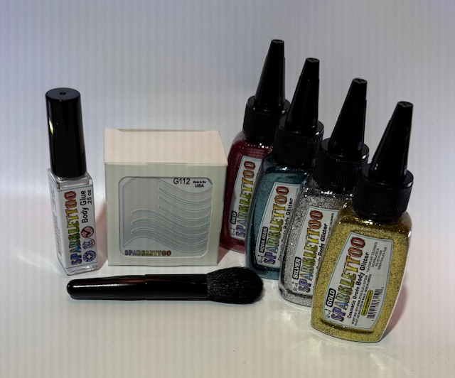 100 Pack Glitter Tattoos Kit